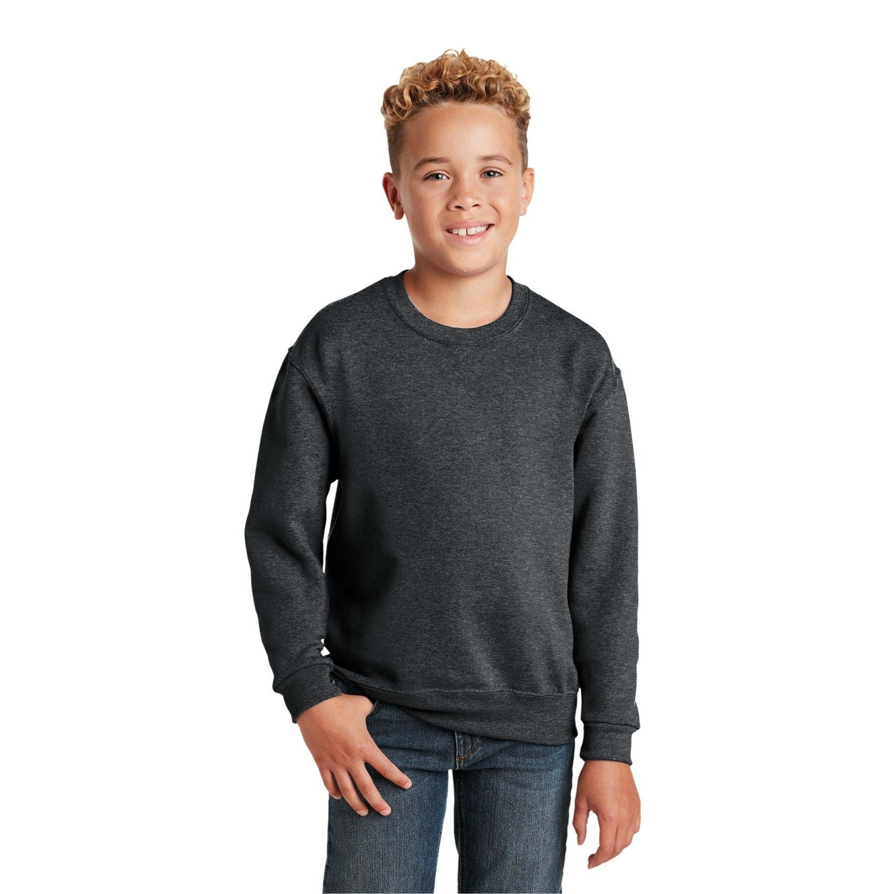 Jerzees-Jerzees® - Youth NuBlend® Crewneck Sweatshirt. 562B-MedTech-3